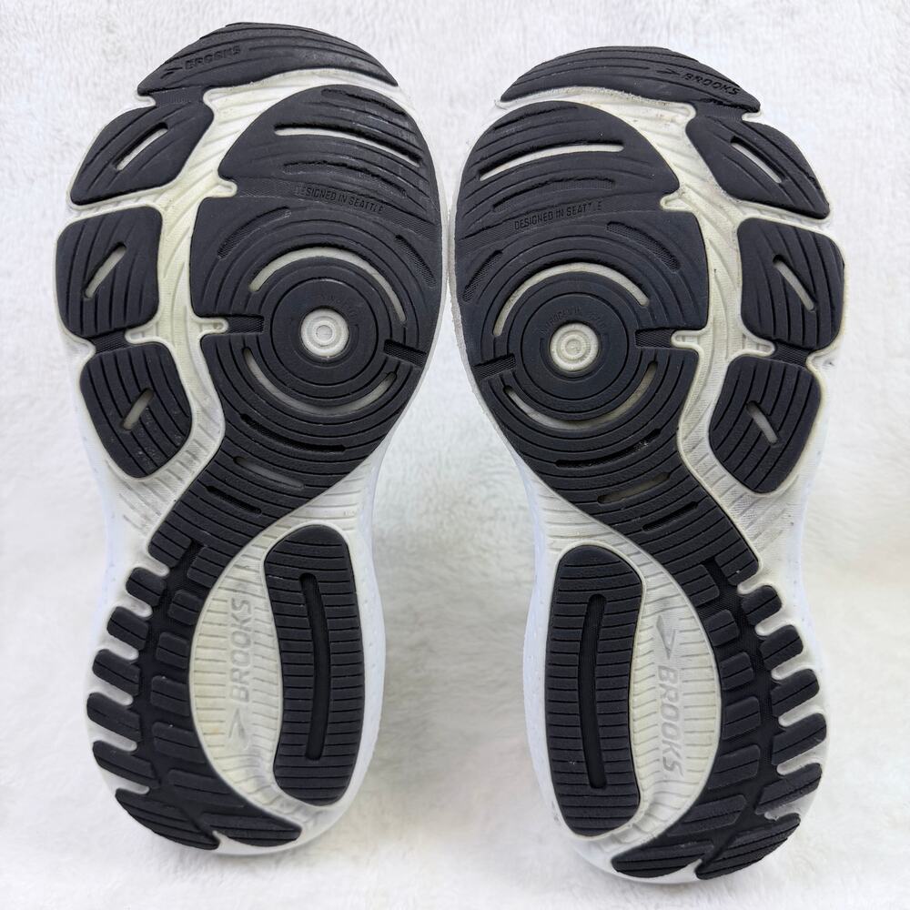 Brooks Glycerin GTS 21 Mens Running Shoes Black White Size 9.5 Stability Shoe - Picture 8 of 11